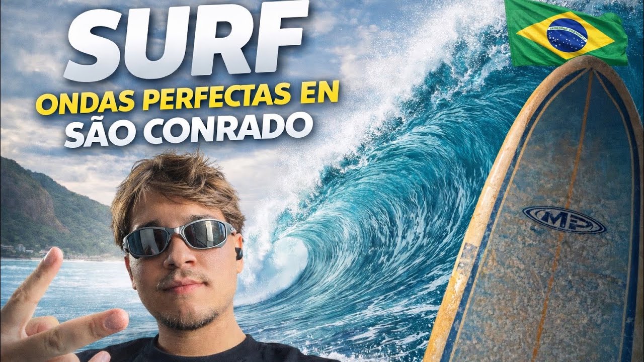 #vlog 5 -  SURF, RÍO Y UN AMANECER INOLVIDABLE 🏄🏼‍♂️🌅 | São Conrado & Copacabana