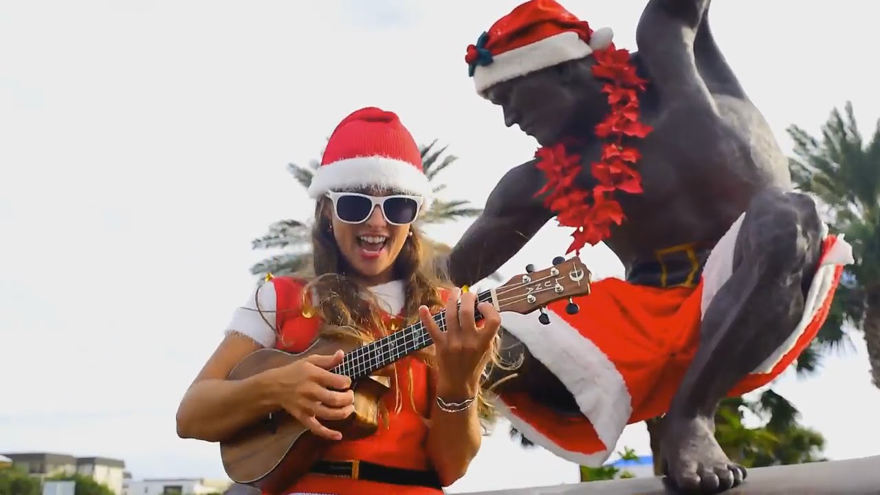 Surfing Santas Music Video on Florida's Space Coast