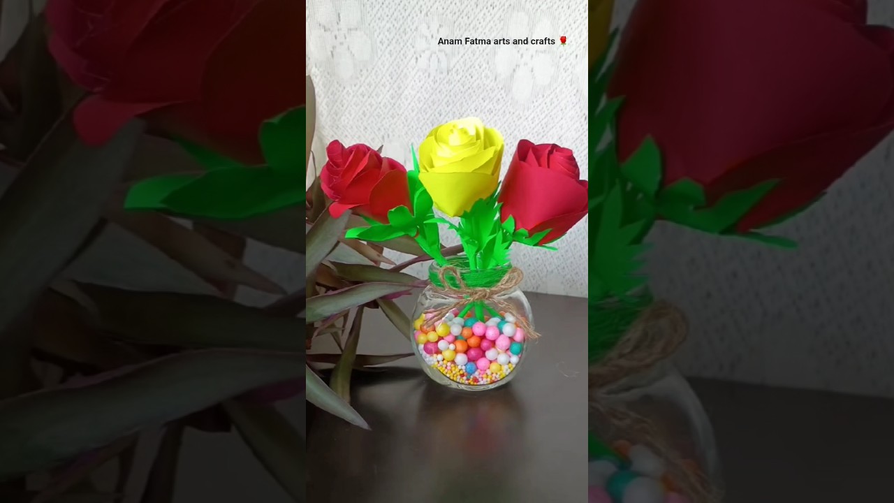 Hand made artificial paper rose 🌹