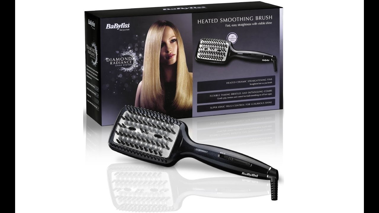 Babyliss Diamond Heated Smoothing & Straightening Brush at Euronics
