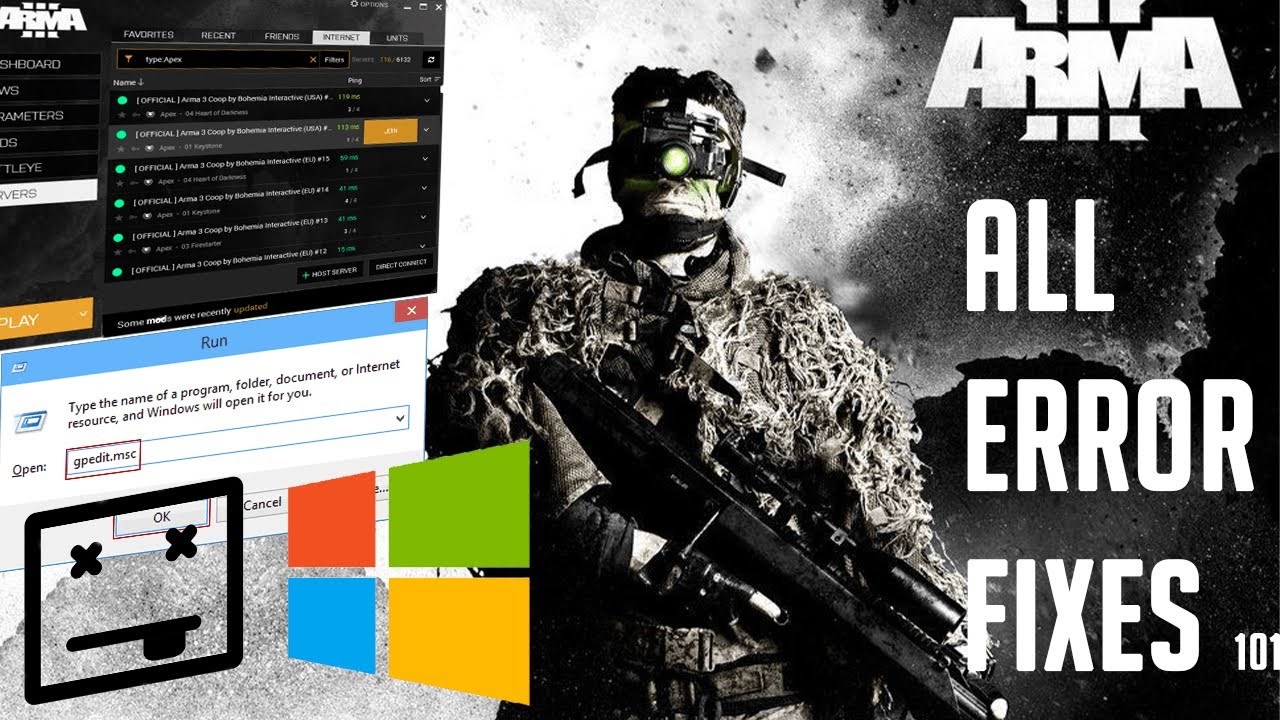 HOW TO FIX ARMA ALL PROBLEMS COMPLETE 101 TUTORIAL #ARMA3