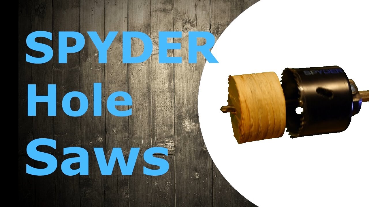Spyder Hole Saws With Rapid Core Eject and Rapid Switch