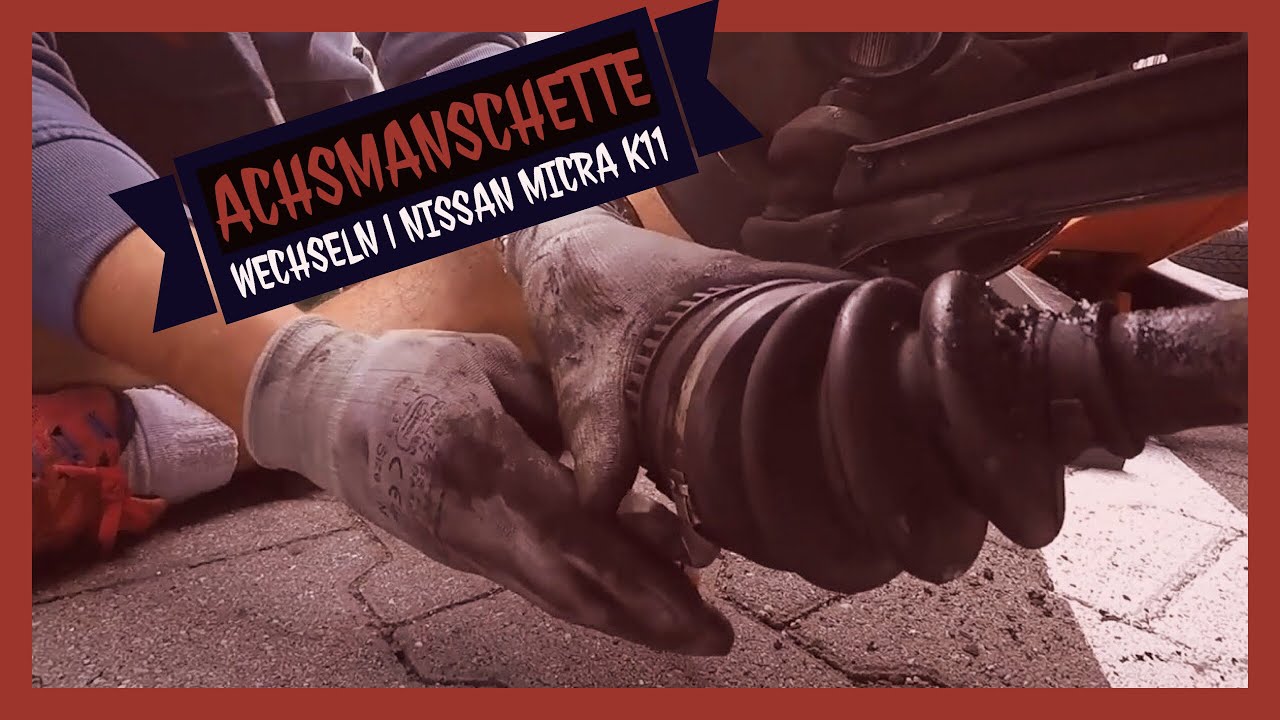 Achsmanschette wechseln Nissan Micra K11 | CV Boots replacement