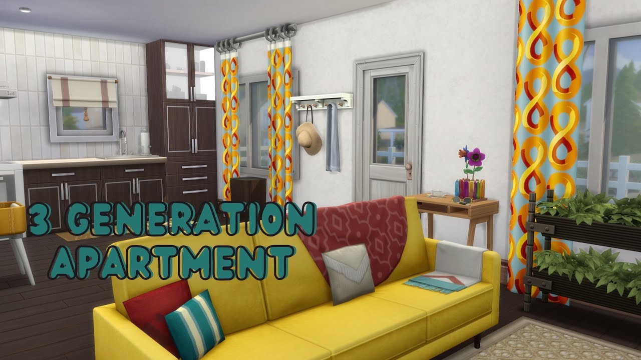 3 Generations Apartment 🧑&zwj;🧑&zwj;🧒 - The Sims 4 Speed Build