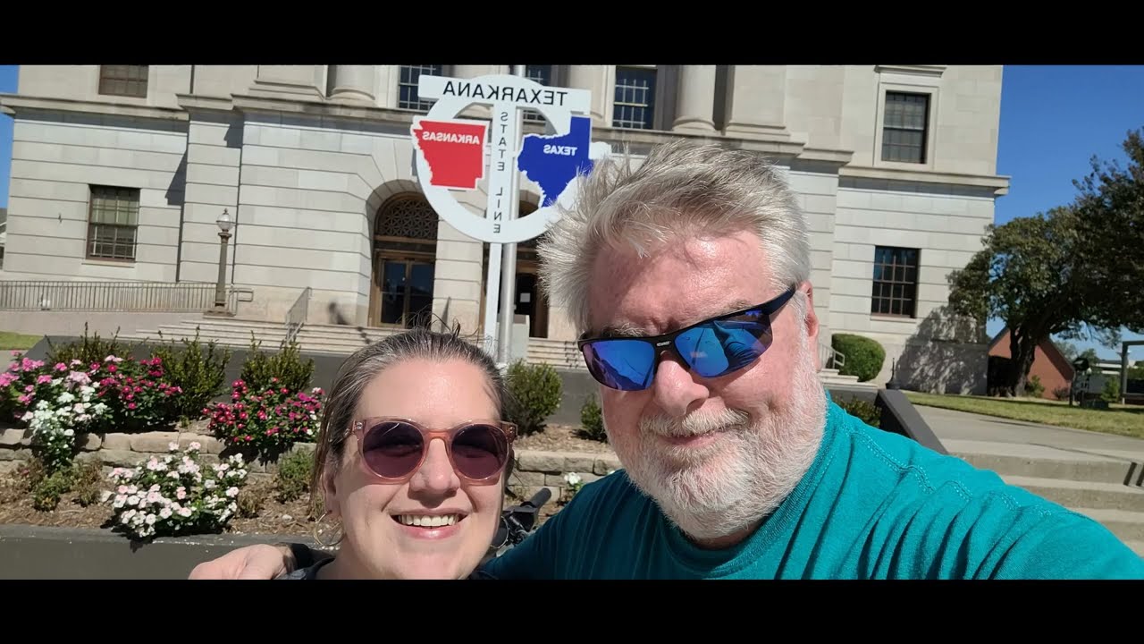 Exploring Texarkana, TX/AR on electric scooters