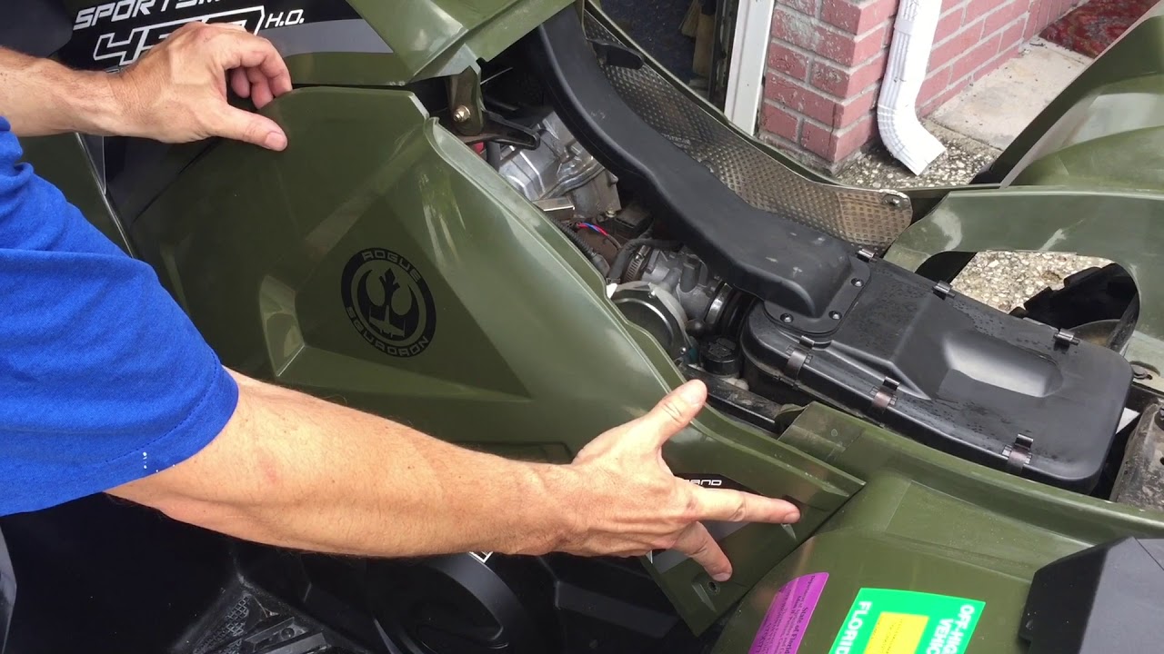 2017 Polaris Sportsman Spark Plug change
