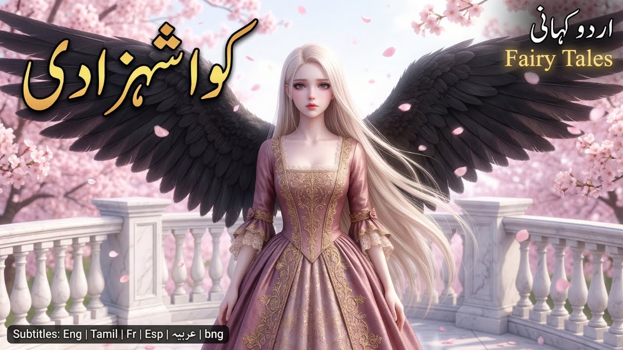 Innocent Princess and Black Crow 🖤| Urdu Stories | Hindi Fairy Tales #fairiestales #fairytalesstory