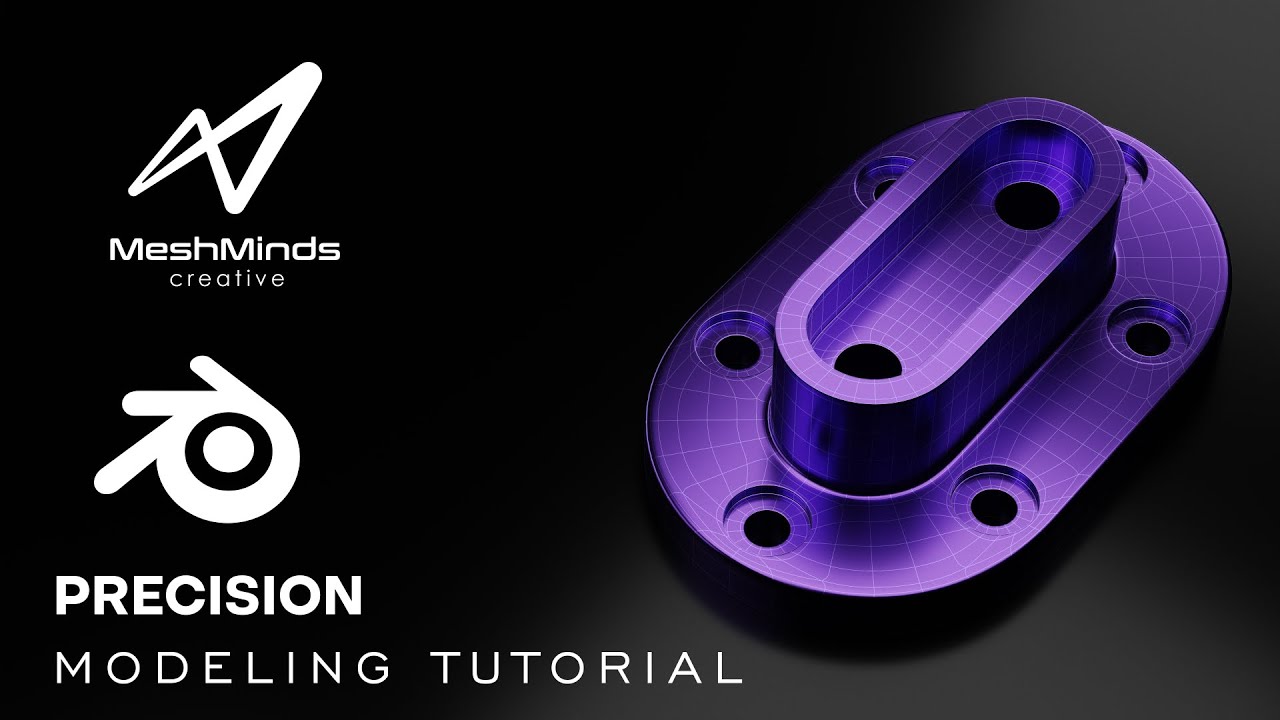 Blender 3D Modeling Tutorial – Mechanical Component Design