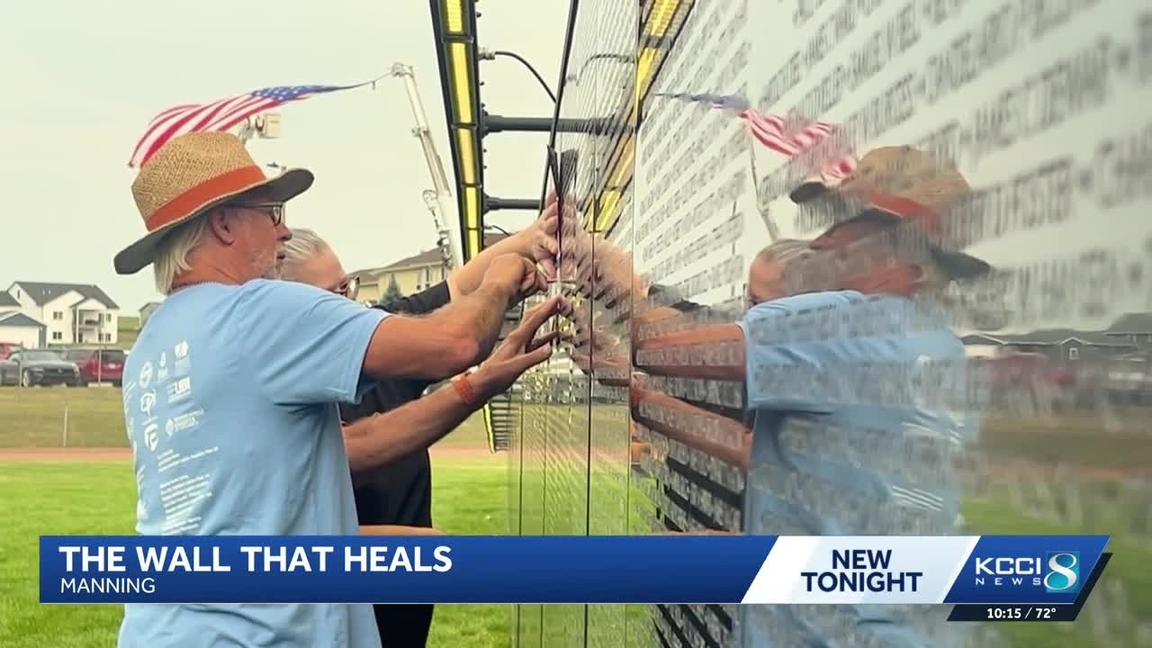 Replica of Vietnam Veterans Memorial brings healing, remembrance to Manning