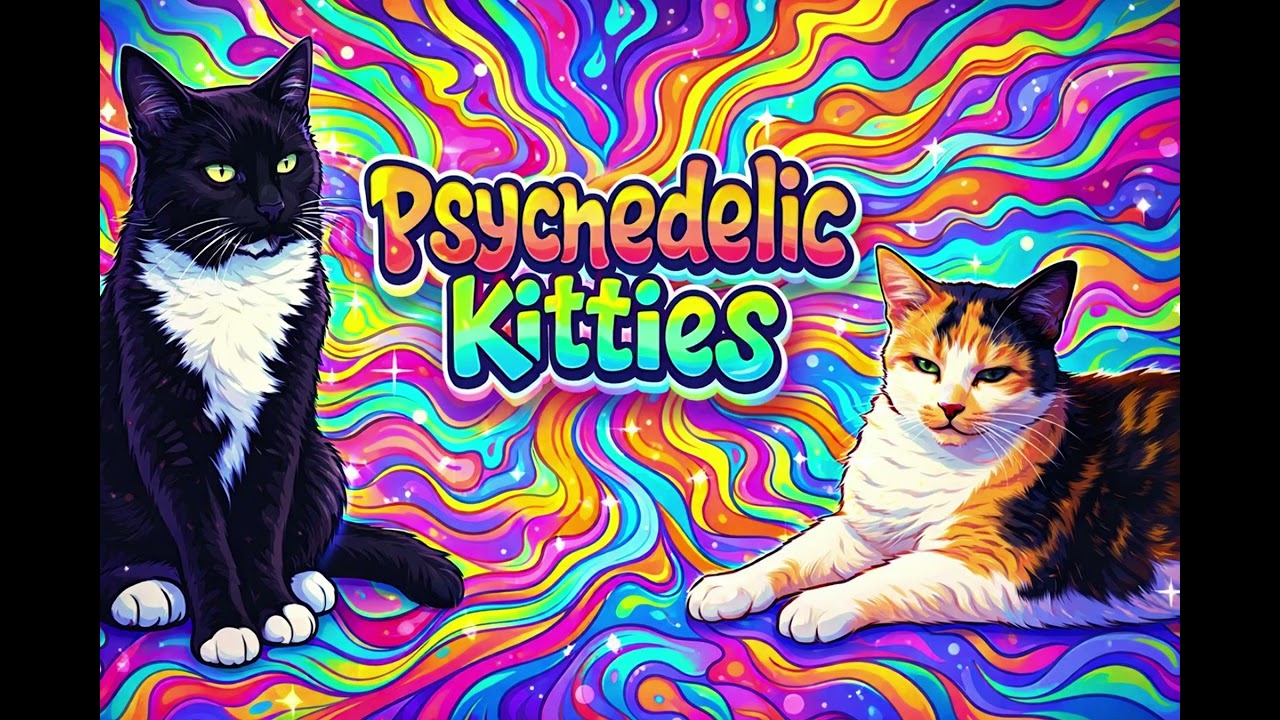 Psychedelic Kitties