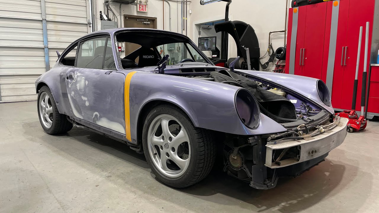 WE RESTORE THIS RARE VIOLET PORSCHE 964 CARRERA 4. Her name is Violet.