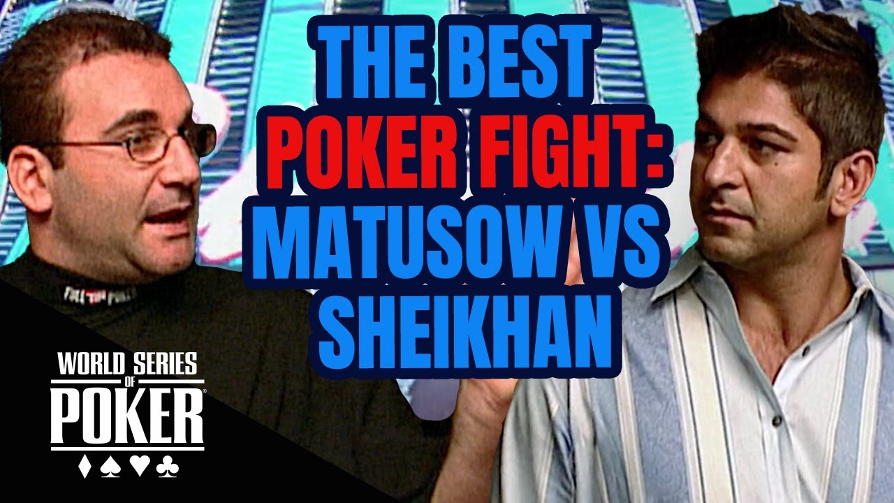 Mike Matusow vs Shawn Sheikhan Epic Fight at World Series of Poker