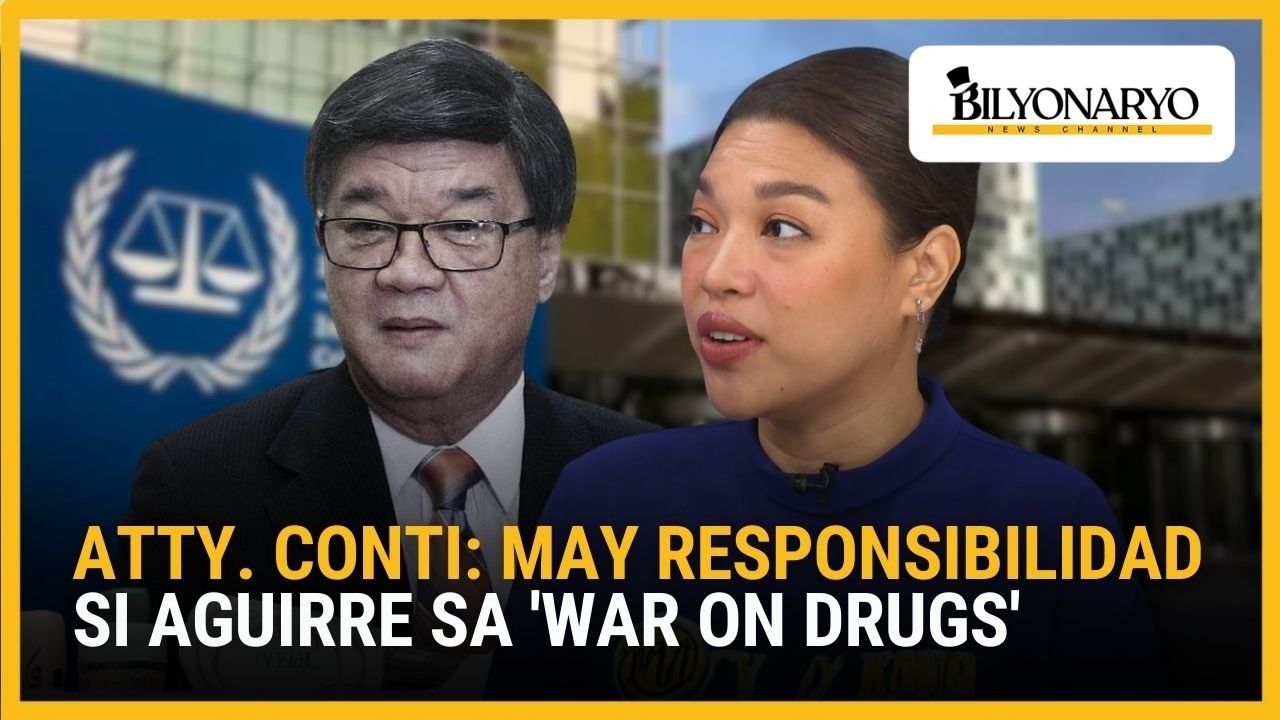 Atty. Conti: May responsibilidad si Aguirre sa 'War on Drugs' | Agenda Weekend