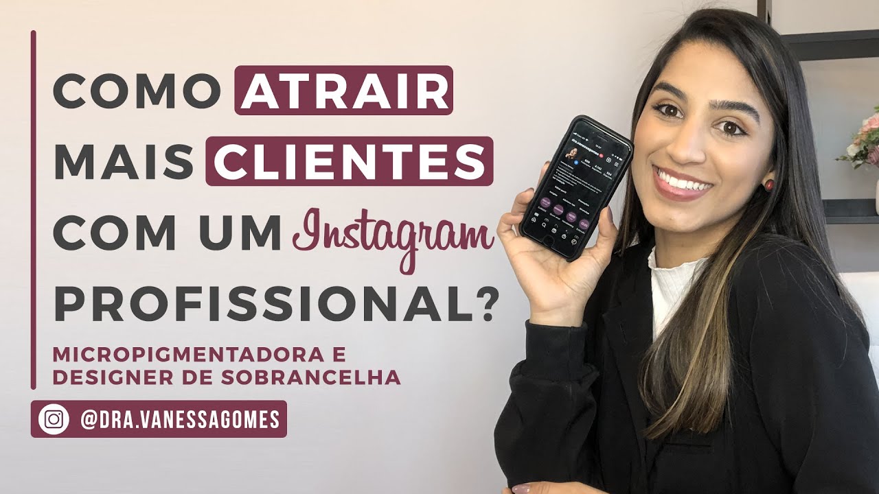 Perfil do Instagram ideal para micropigmentadora e designer de sobrancelhas