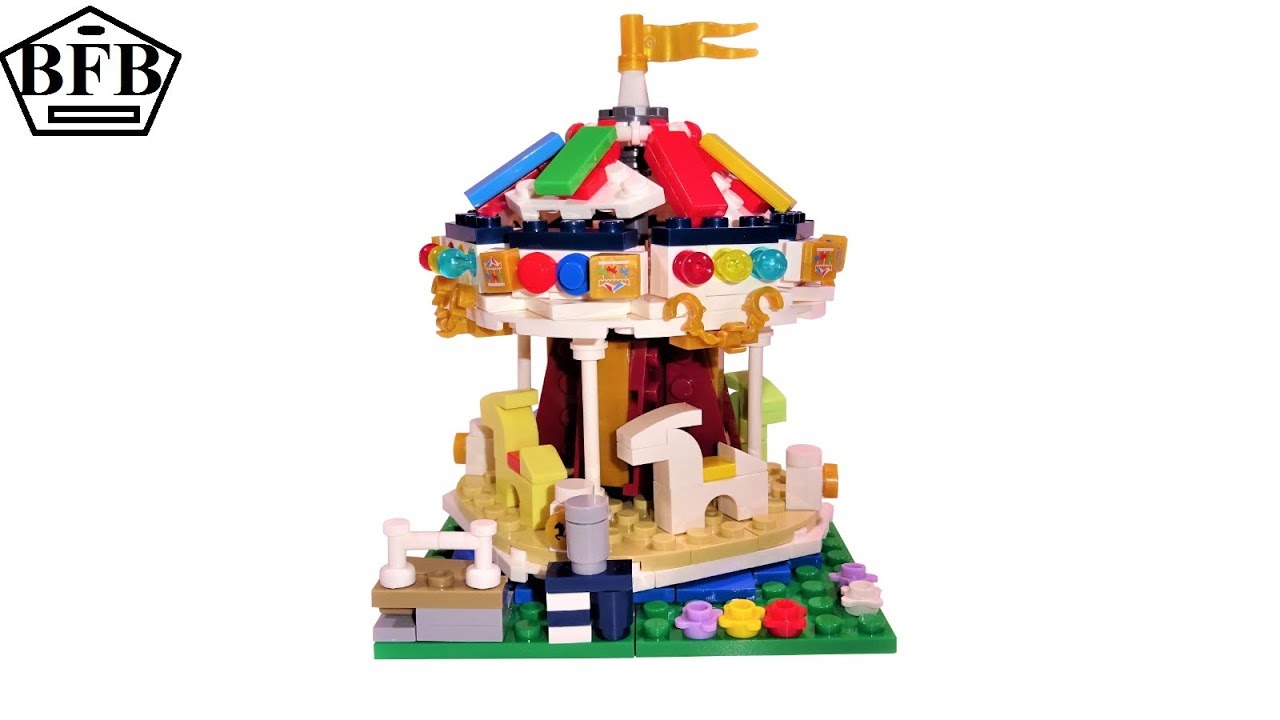 Modbrix City (Xingbao) Building Blocks Fun Fair Ride Children's Carousel | Speed Build - Lego Test