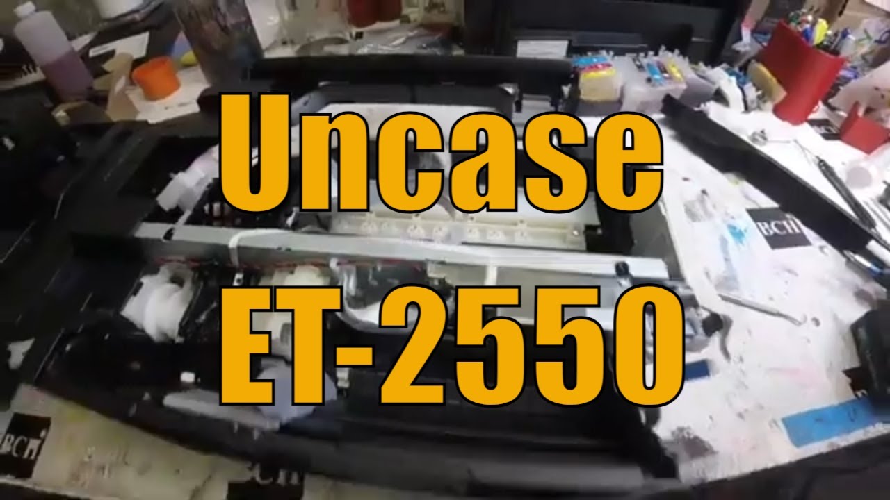 Распаковка Epson ET 2550 - снятие материнской платы