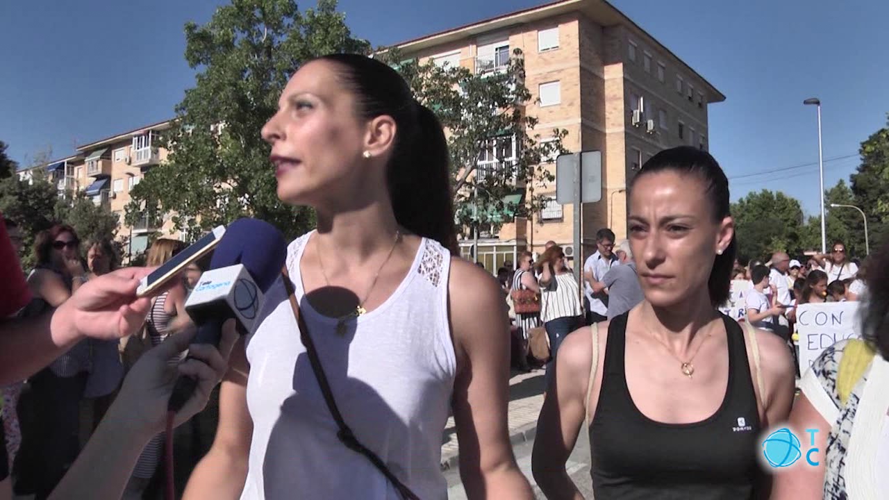 Protesta colegio José María Lapuerta-IES Los Molinos