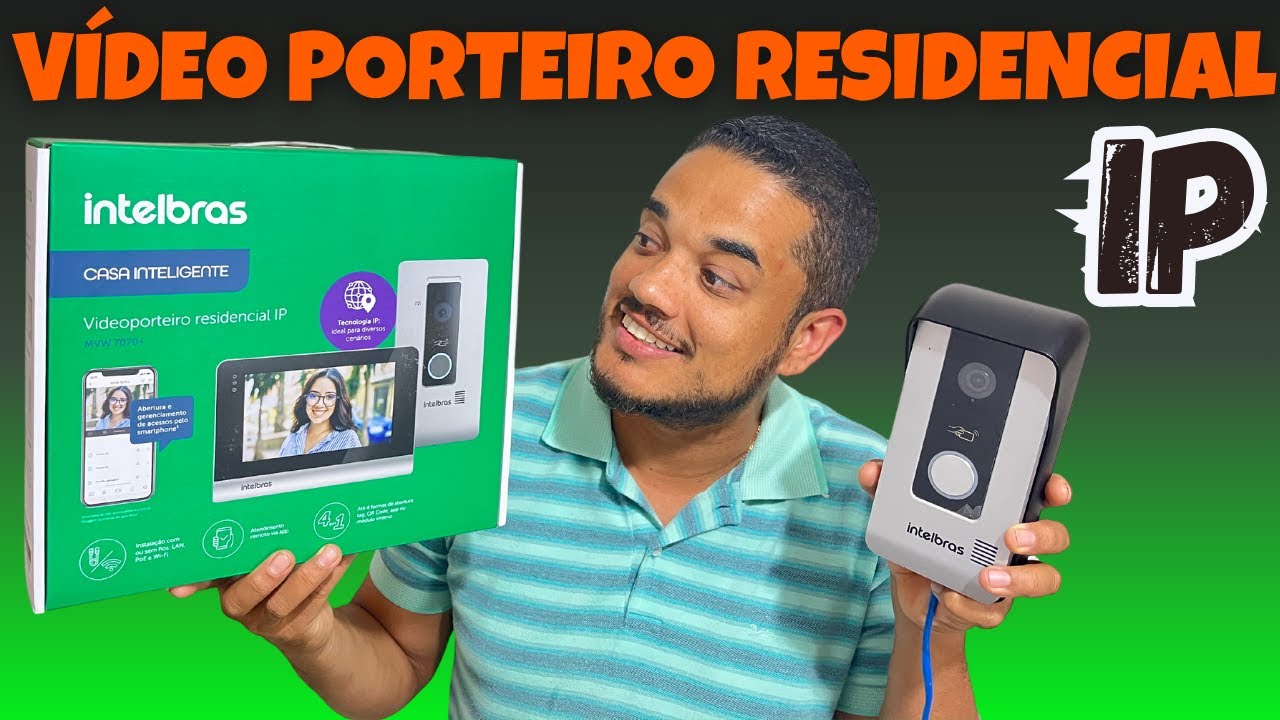 Lançamento Intelbras, Vídeo Porteiro Residencial IP MVW 7070+