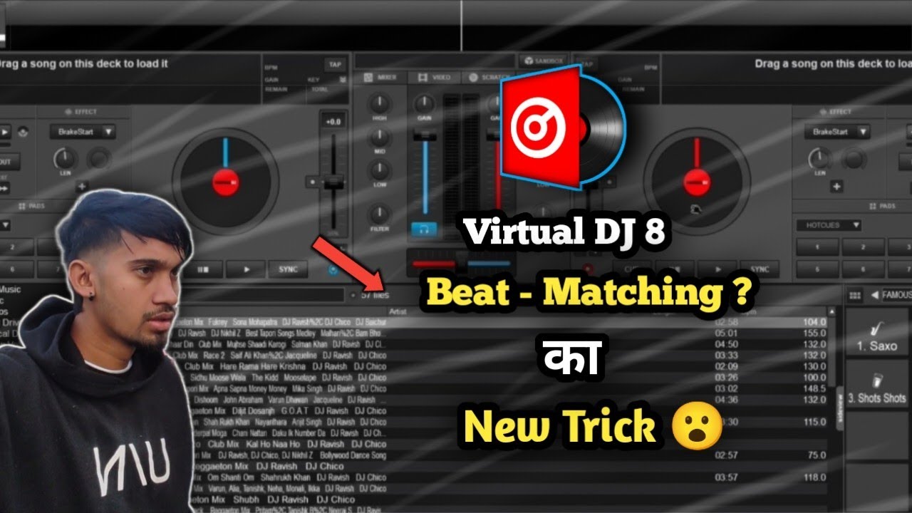 How to use Virtual Dj 8 | Beat Matching New Trick 😮 | Dj rupesh vlogs | #dj #virtualdj