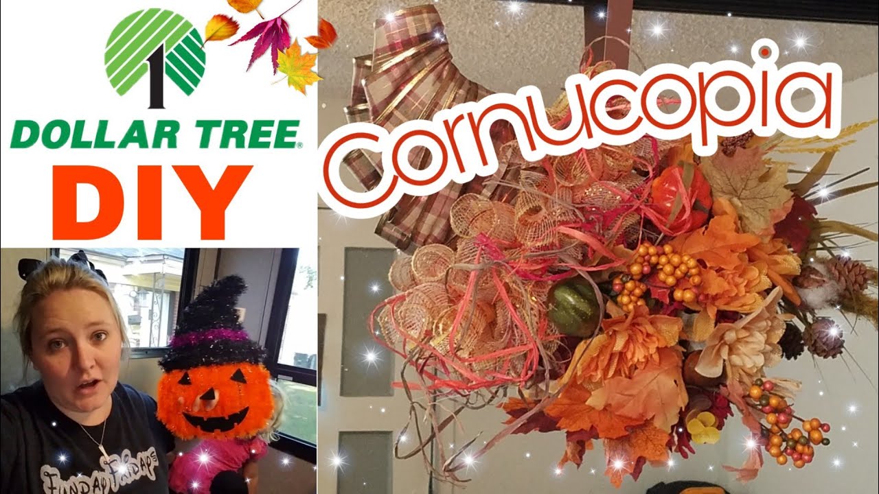 DIY Cornucopia| Dollar Tree