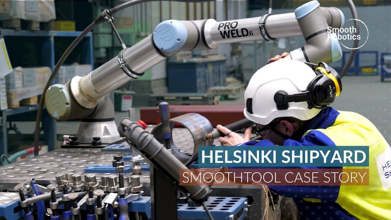 Cobot Welding & Plasma Cutting at Helsinki Shipyard | Hybrid Cobot Welder Case Study