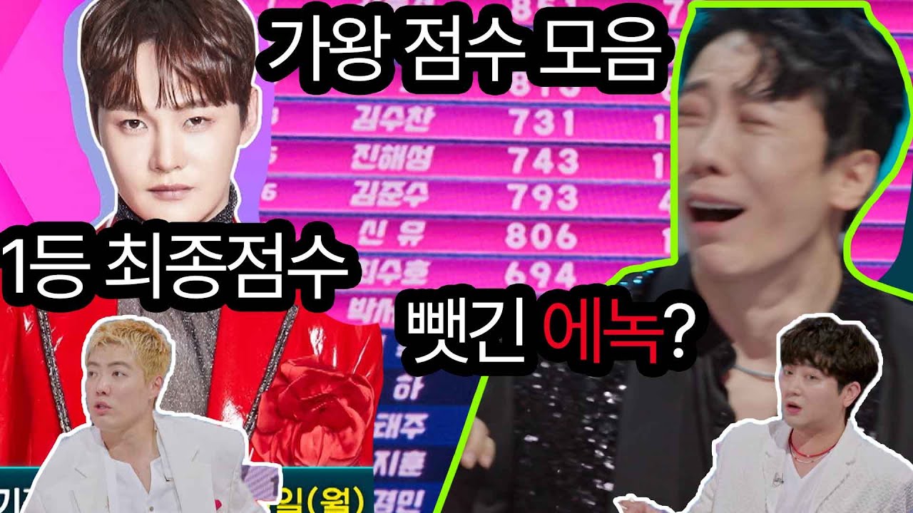 #현역가왕2 가왕점수 모음 #1회부터 문자투표 최종 전체투표 점수표 모아옴