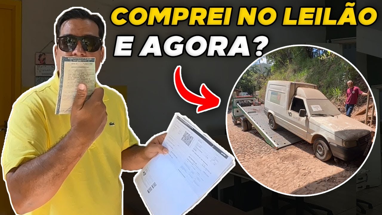 COMO BUSCAR O CARRO QUE COMPREI NO LEILÃO *documento e frete*