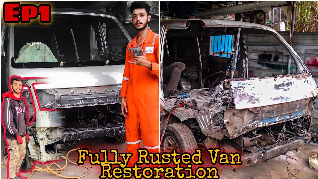 Toyota Hiace rust restoration || srilanka || auto-max customs