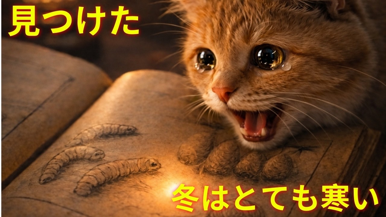 【ももたろ 家族】桑を育て糸を紡ぎ、冬を越えた子猫