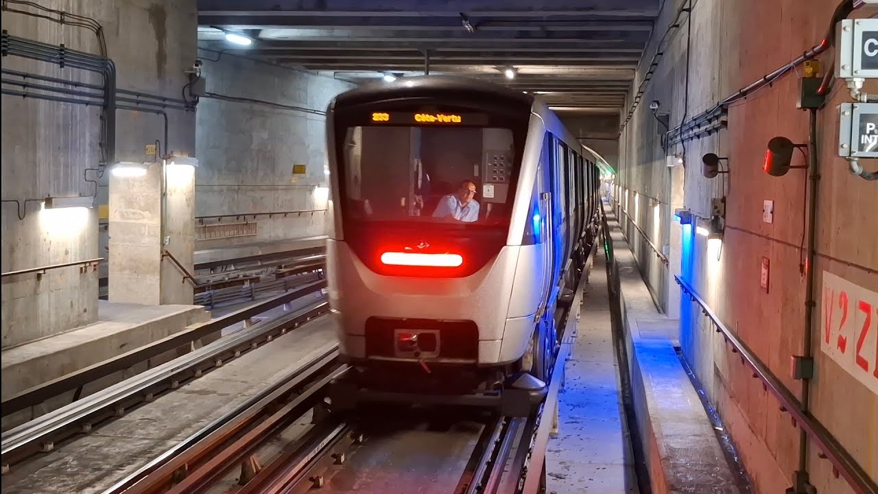 Métro de Montréal-Azur MPM-10 (stations montmorency (Laval)-ligne orange - 4K