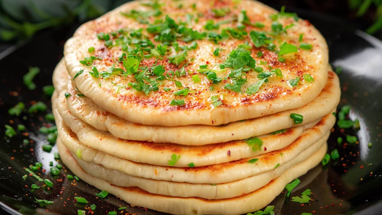 Có BỘT MÌ làm loại bánh mì này siêu ngon mà KHÔNG CẦN LÒ | No Oven Turkish Bread