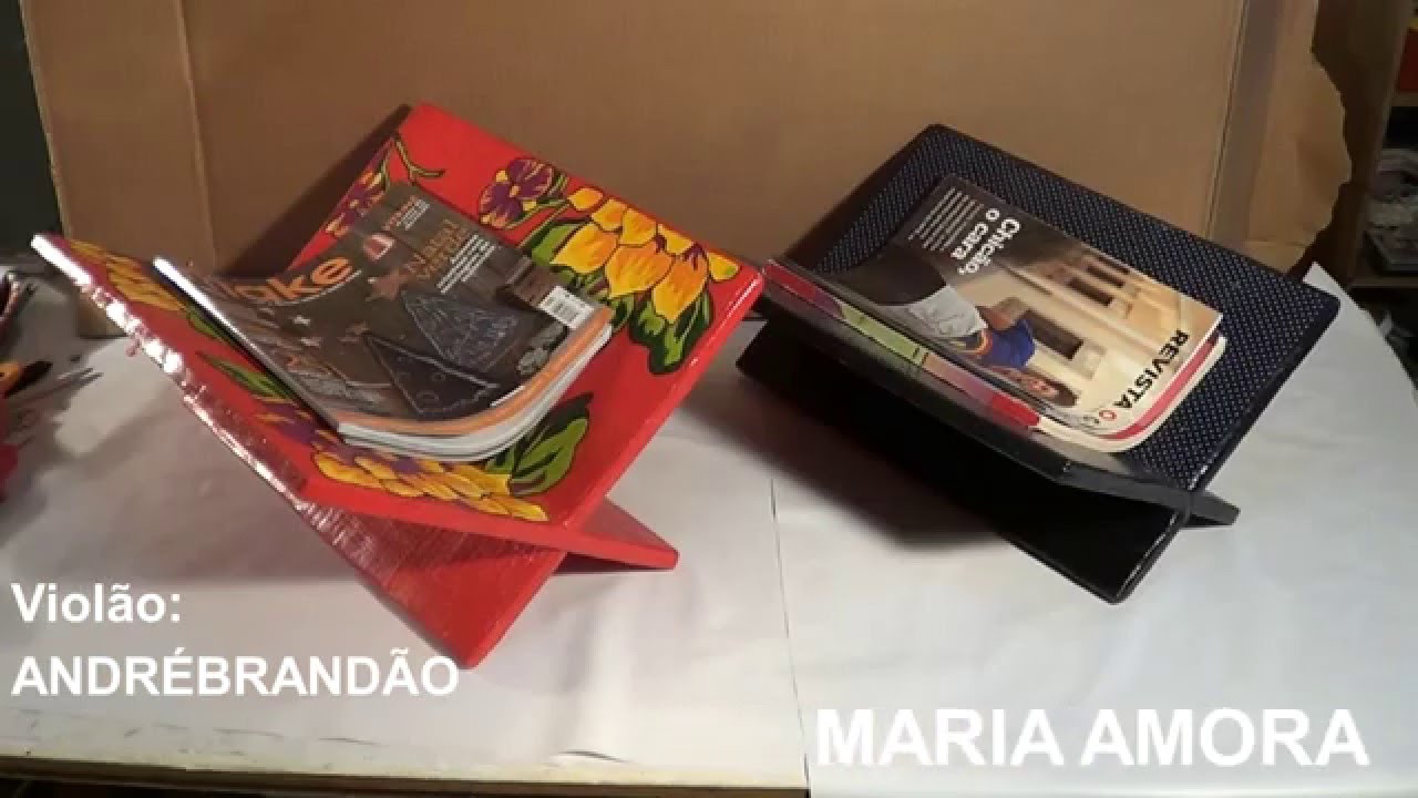 SIMPLES E FÁCIL!! REVISTEIRO de PAPELÃO- DIY CARDBOARD Magazine Rack -COMO HACER REVISTERO de Cartón