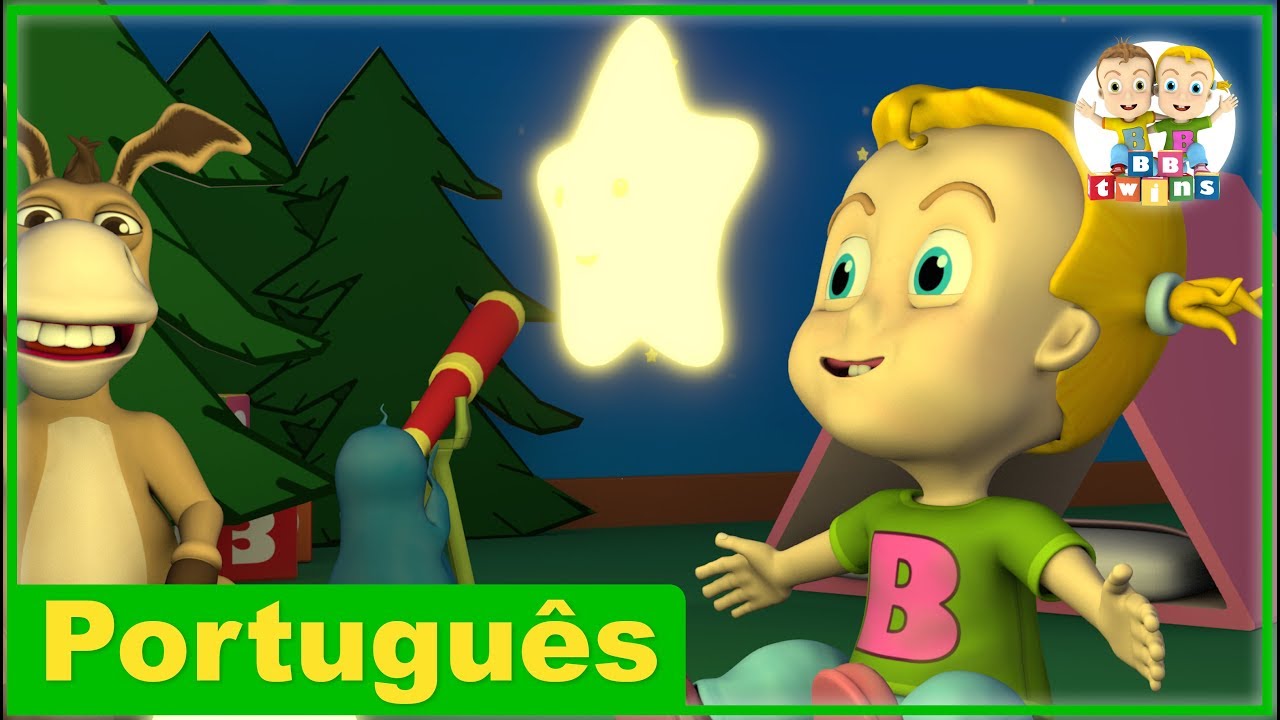Brilha, Brilha lá no céu | Canções Creche Pré-Escolar | BBtwins | Vídeos HD | Português