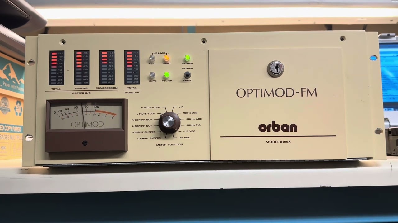 Orban Optimod 8100A (Rush - Tom Sawyer)
