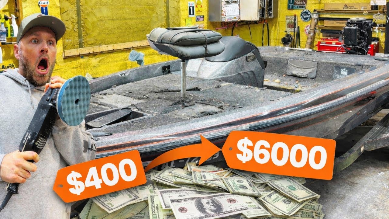 I Bought a $400 Bass Boat… Now I Have to Fix It… EPISODE 2