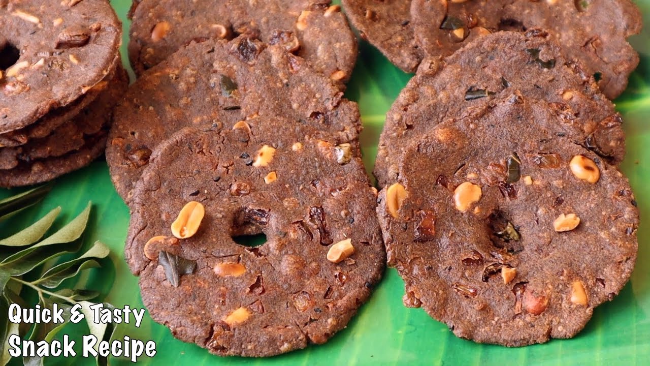 కరకరలాడే రాగి చెక్కలు😋Ragi Chekkalu| Ragi Pindi Recipes | Finger Millet Recipes | Easy Evening Snack