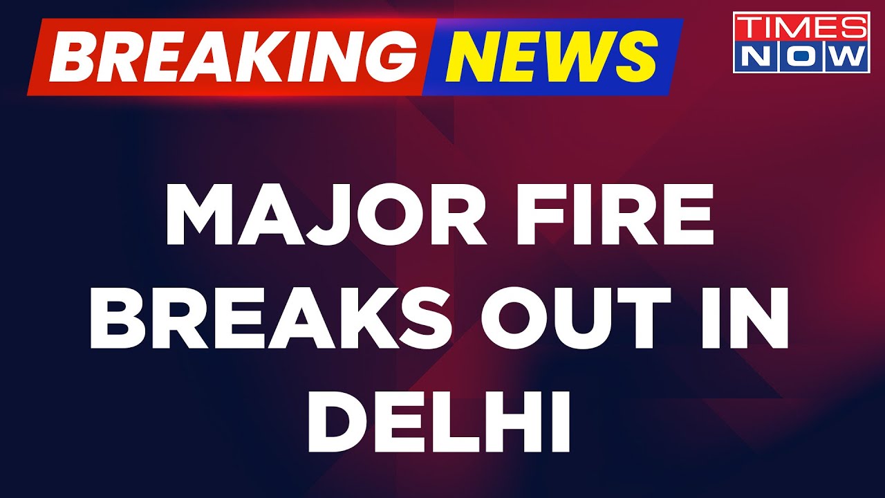 Breaking News | Major Fire Breaks Out In New Delhi's DCM Building | Shocking Visuals Emerge