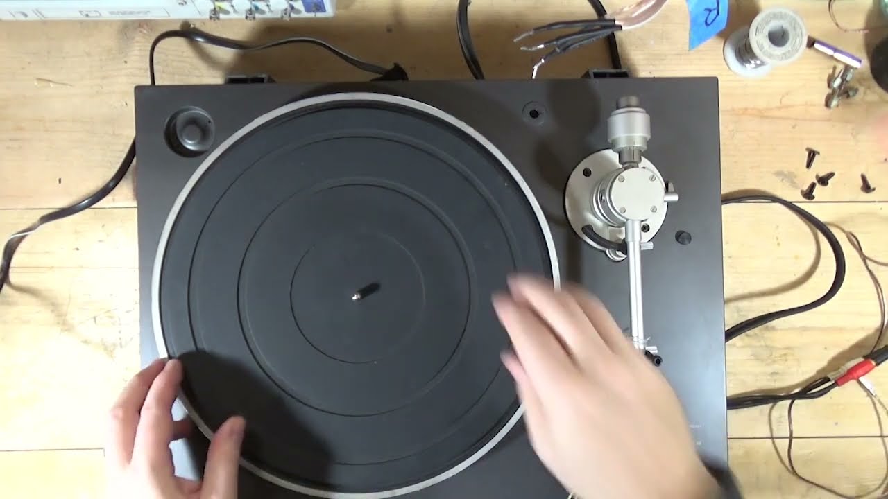 Sony PS X-70 Turntable Repair - Unedited (Mostly) Replacement of RCA Cables (Hum & Lost Channel)