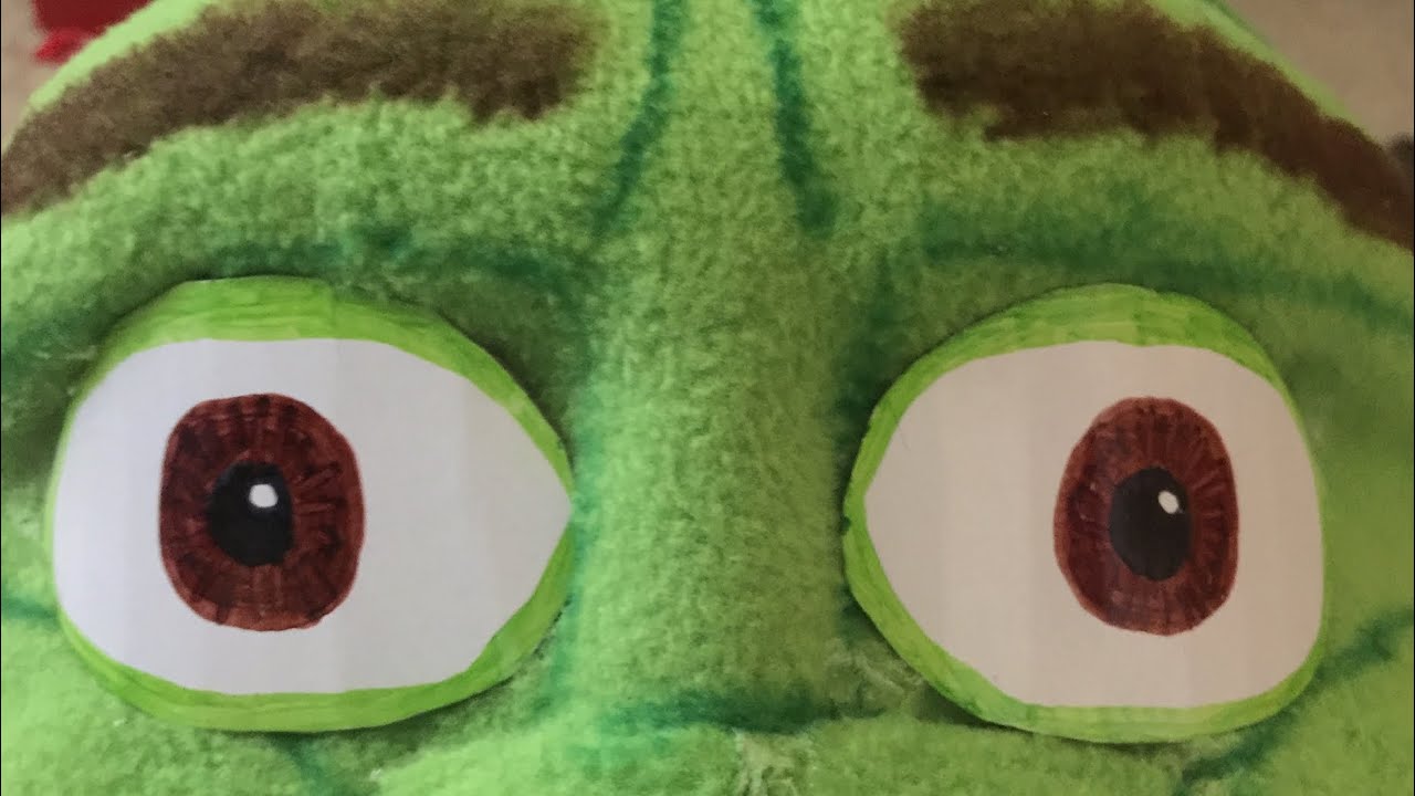 Making a Shrek Puppet!