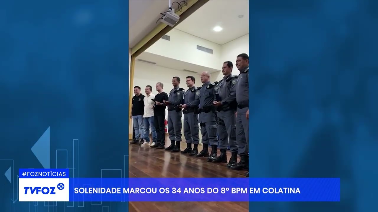 Solenidade marcou os 34 anos do 8º BPM em Colatina