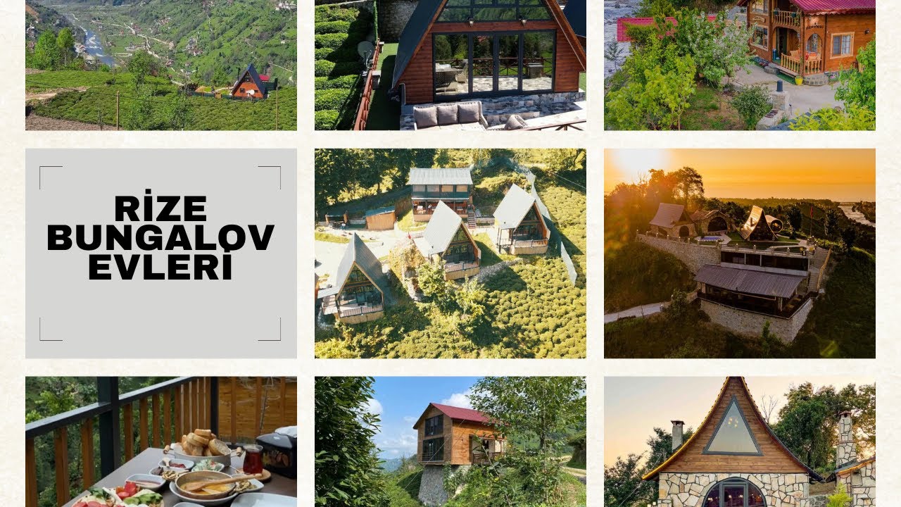 Rize Bungalov Evleri- Rize'de En İyi Bungalov Evler Hangileri? #rize
