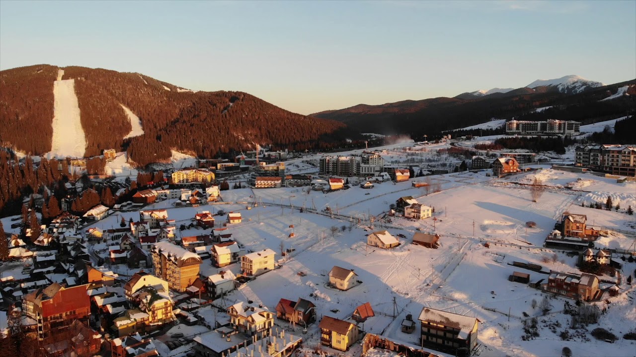 Bukovel drone footage