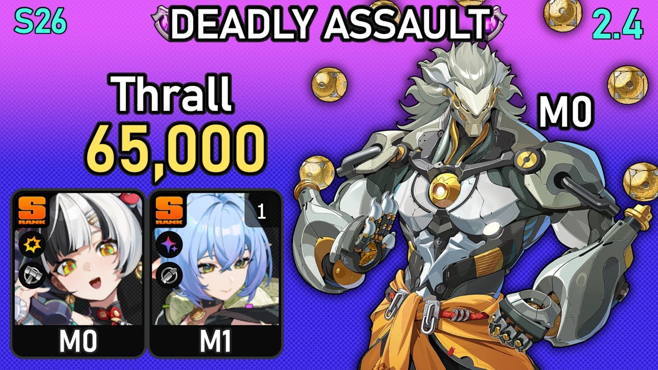 Banyue M0W1 DA Showcase - Thrall 65k Kill - [ZZZ 2.4]