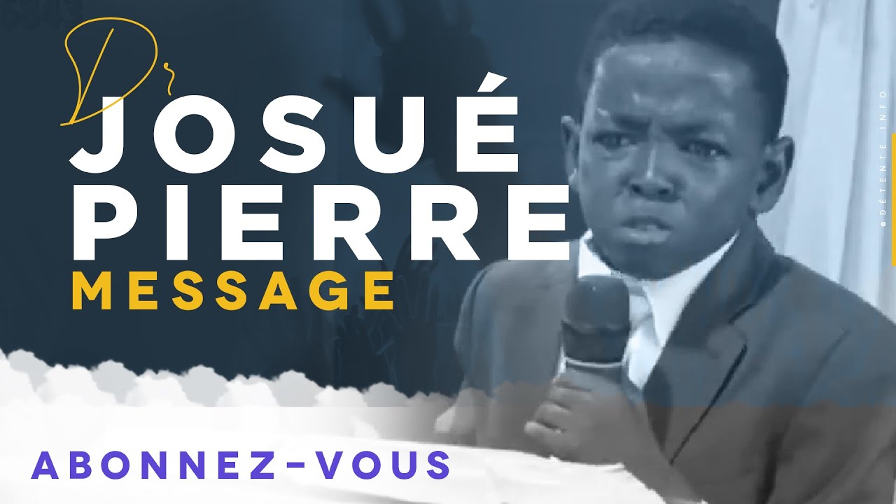 Message Dr Josue Pierre | Eglise Tabernacle de Gloire Sainteté de Hinche