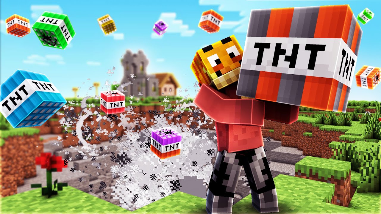 Dieses TNT ist 500x stärker als NORMALES | Lucky TNT Mod