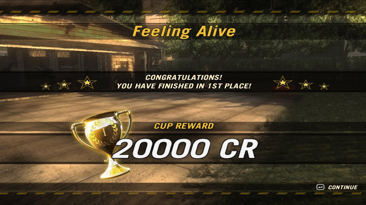 FlatOut: Ultimate Carnage: Winning a modded version of Street Finals in a Vexter XS!