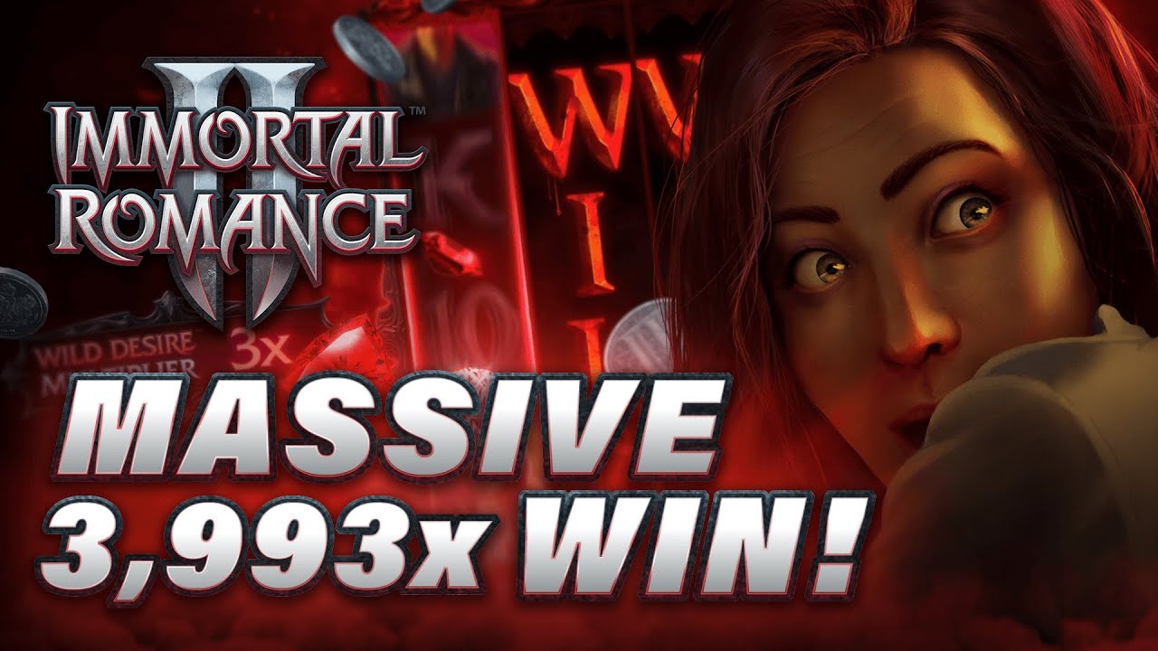 3x Wild Desire Multiplier Unleashes MASSIVE 3993x Win! | Immortal Romance&trade; II