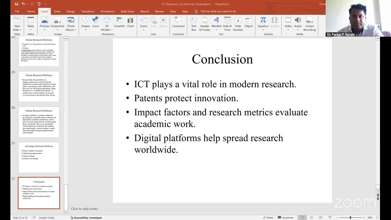 Dr.P.P.Narale PET 9 Ph D Course Work Paper II Online Lecture