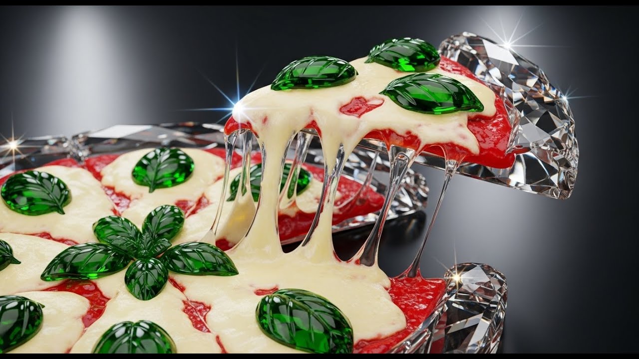 Making the Most Expensive Pizza in the World? 💎 Crystal Pizza ASMR
