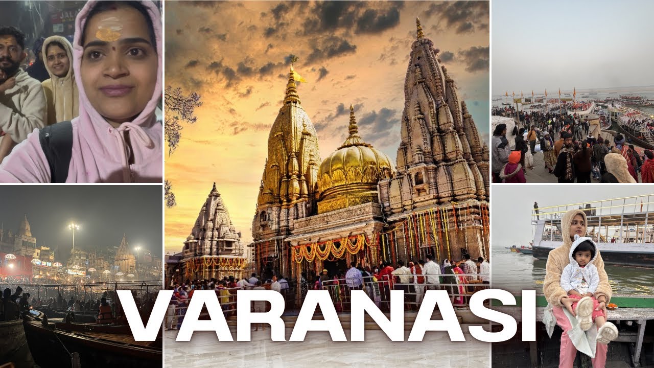 “First Time in Kashi | Temple Darshan and Ganga Aarti Experience”🙏🏻
